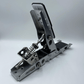 Isometric view of the Race Sim Engineering throttle upgrade kit installed on the Fanatec CSL Pedals